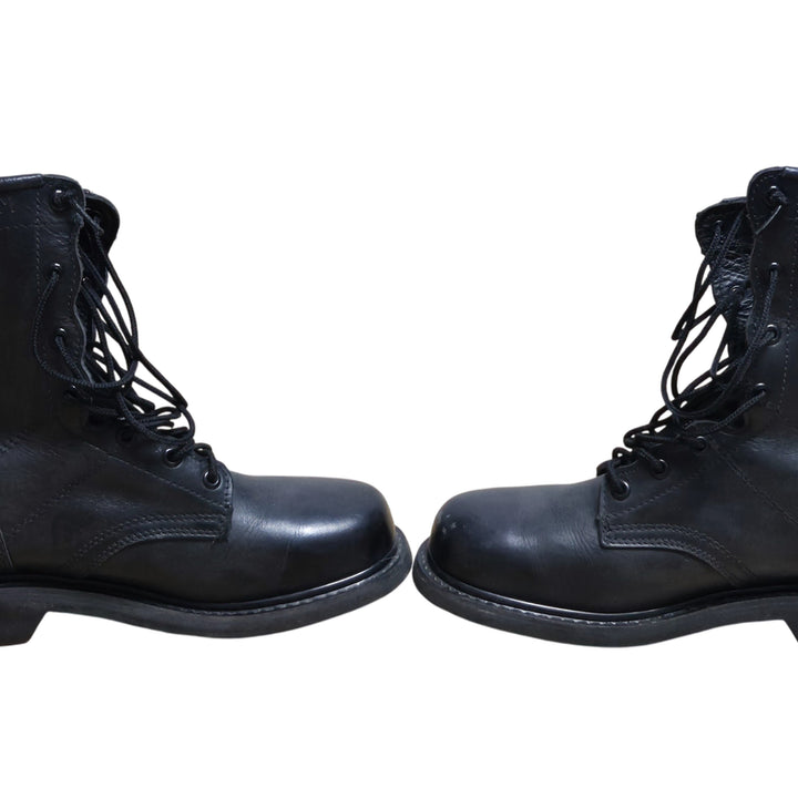 [BUNJANG] Korean Military Old Model Adhesive Combat Boots Work Boots Safety Boots Walkers (250MM) / 국군 구형 접착식 전투화 작업화 안전화 워커 군화 (250MM)
