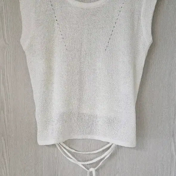 [BUNJANG] Layered Vest Knit Ivory / 레이어드 조끼