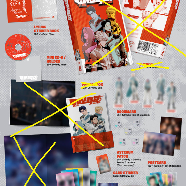 [BUNJANG] PLAVE Caligo Pt.2 Photobook Buffz POB Set / 플레이브 Caligo Pt.2 포토북 버프즈 미공포 세트