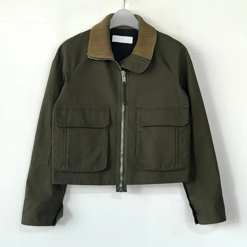 [BUNJANG] Helmut Lang Khaki Canvas Bomber Jacket / 헬무트랭 캔버스 봄버 자켓