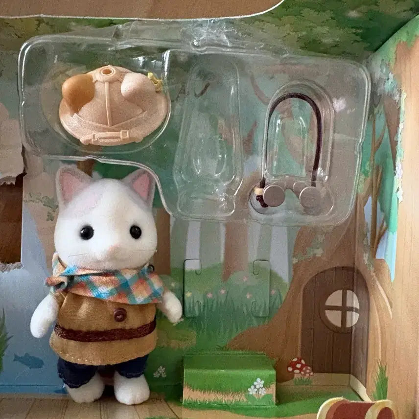 [BUNJANG] Sylvanian Families Latte Cat Explorer Set / 실바니안 탐험 라떼고양이