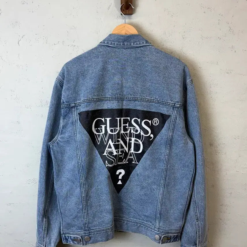 [BUNJANG] GUESS x Wind and Sea Vintage Denim Jacket / [L] GUESS Wind and sea 빈티지 데님 자켓