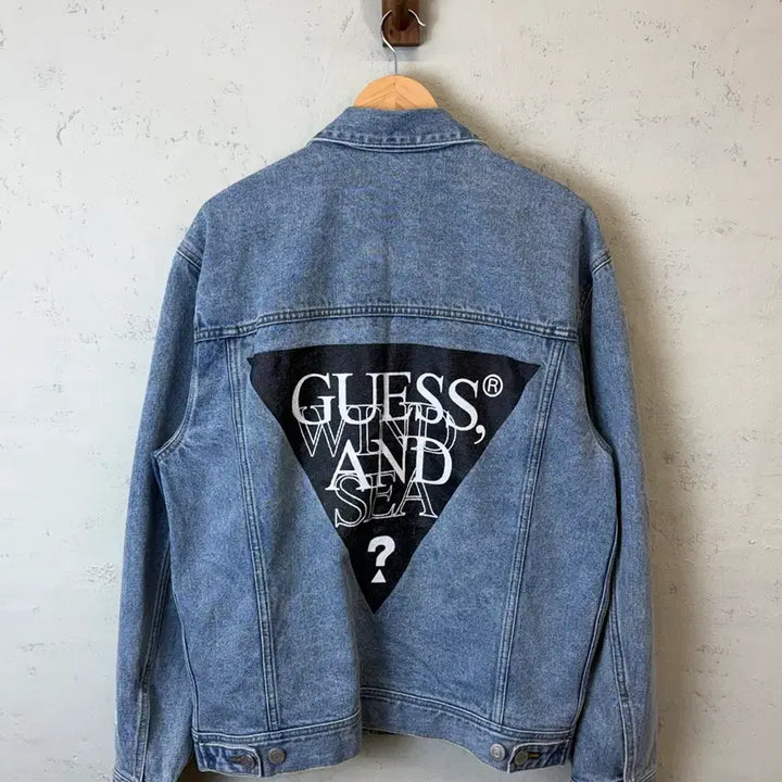 [BUNJANG] GUESS x Wind and Sea Vintage Denim Jacket / [L] GUESS Wind and sea 빈티지 데님 자켓