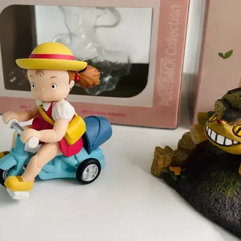 [BUNJANG] Ghibli My Neighbor Totoro Mei Magnet, Full Pull Car, Music Box, Figure Bundle Set / (일괄) 지브리 이웃집 토토로 메이 마그넷 풀백카  잡목림 오르골 피규어