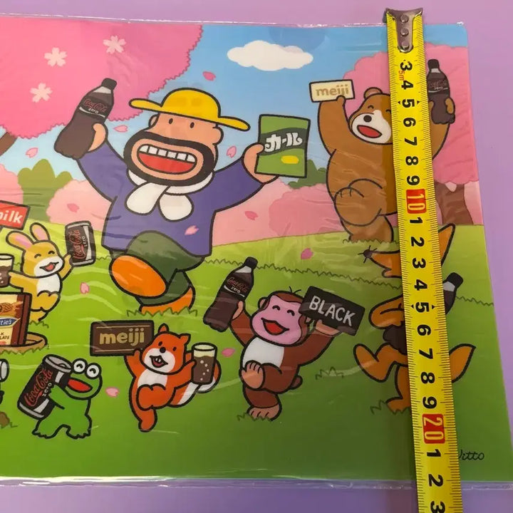 [BUNJANG] Meiji Coca-Cola Collaboration Character Clear File / 칼 아저씨 콜라보 캐릭터 클리어파일