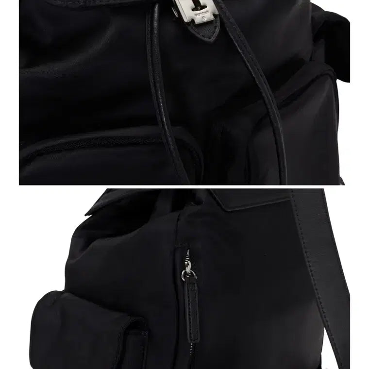 [BUNJANG] Vunque Hey Double Pocket Backpack Medium / 분크 헤이 더블 포켓 백팩 미듐 가방