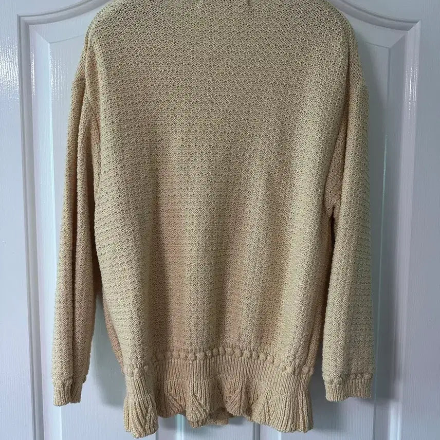 [BUNJANG] The Izzat Collection Yellow Beige Cardigan / 더아이잗컬렉션 옐로우 베이지 가디건