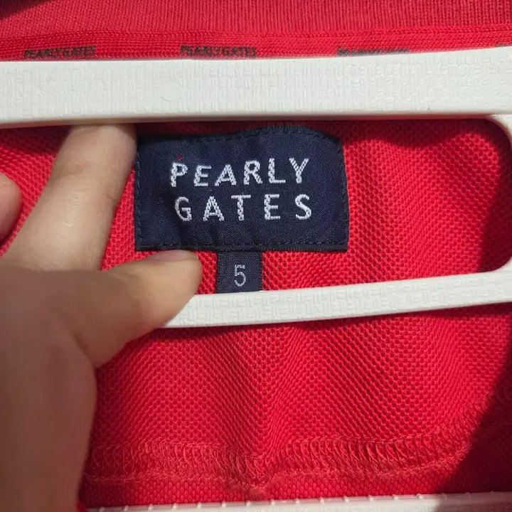 [BUNJANG] Fairytale Gates Red Short Sleeve Polo T-Shirt / 페어리게이츠 레드 반팔 폴로티셔츠