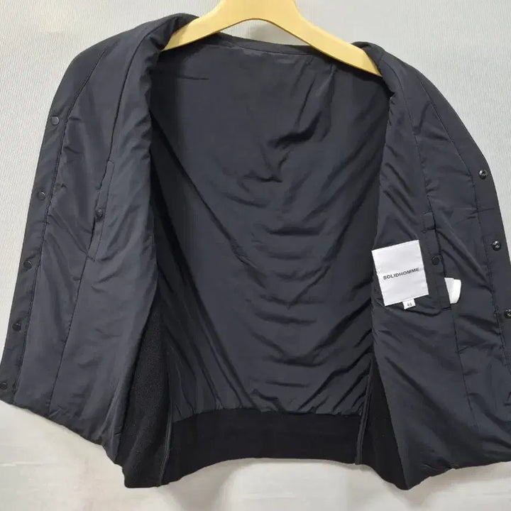 [BUNJANG] Solid Homme Black Padded Vest 95 / 솔리드옴므 블랙 패딩 조끼 95