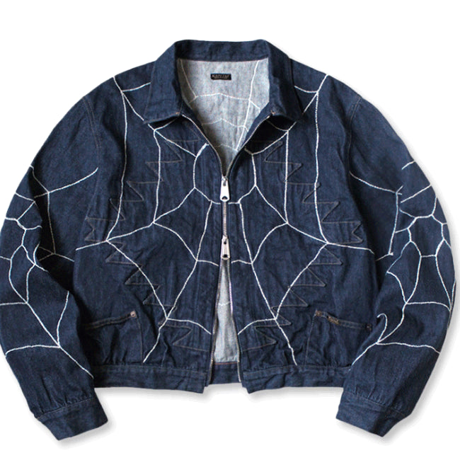 [BUNJANG] Kapital 12oz Denim Santo Domingo Thunderbird Jacket Indigo / 캐피탈 12온즈 데님 산토 도밍고 썬더버드 자켓 인디고