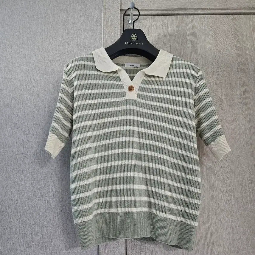 [BUNJANG] Short Sleeve Knit T-Shirt / 반팔 니트 여름니트티
