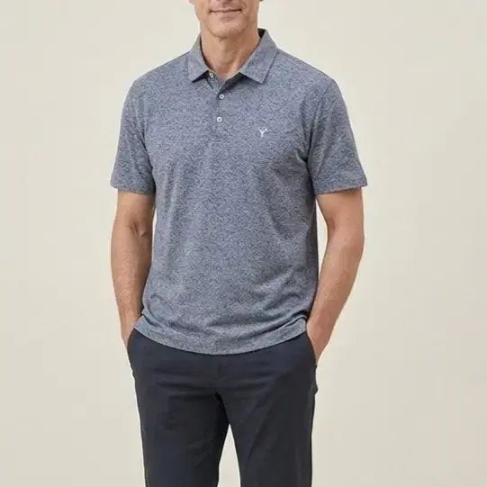 [BUNJANG] Ollen Half-Sleeve Polo T-Shirt Men&