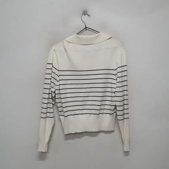 [BUNJANG] General Idea Striped Collar Knit Tee / 제너럴아이디어 스트라이프 카라 니트티