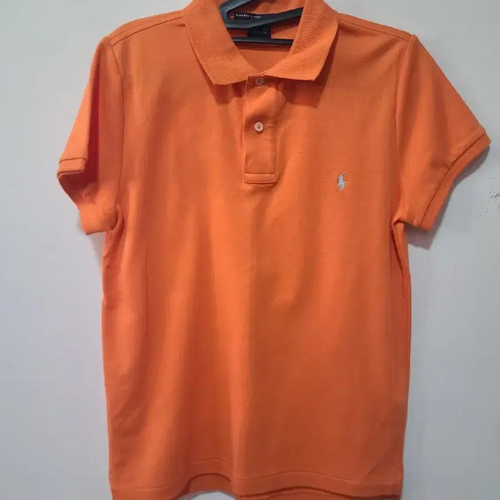 [BUNJANG] Polo Ralph Lauren Orange Short Sleeve Polo Shirt / 폴로 랄프로렌 오렌지색 반팔 폴로티