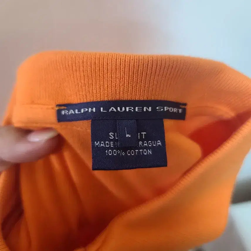 [BUNJANG] Polo Ralph Lauren Orange Short Sleeve Polo Shirt / 폴로 랄프로렌 오렌지색 반팔 폴로티