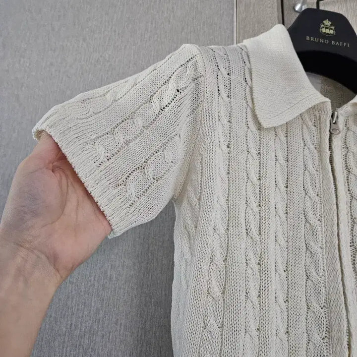 [BUNJANG] Two-Way Knit Short Sleeve Knit Top / 여름 투웨이 니트 반팔니트 몸매보정