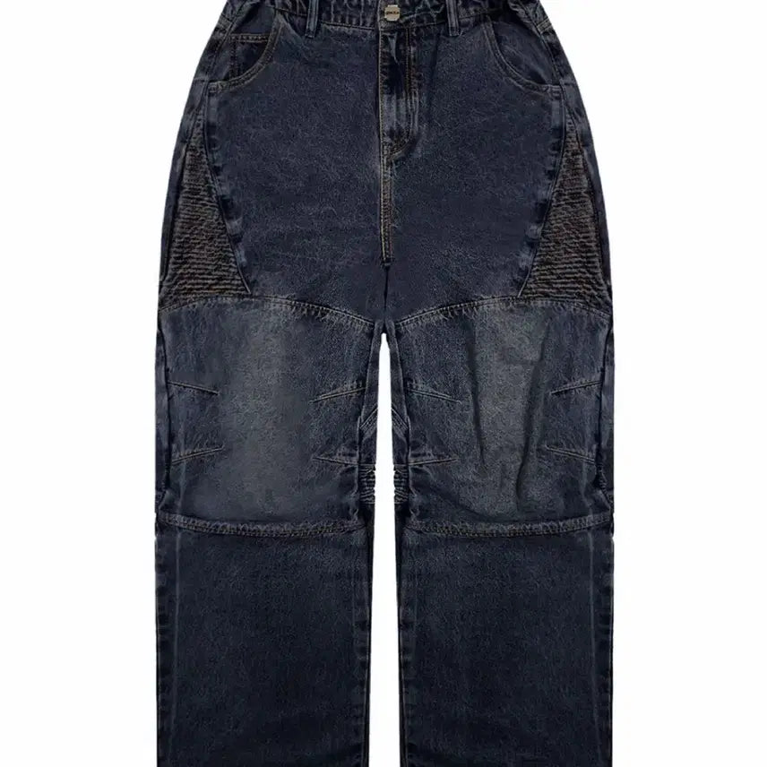 [BUNJANG] Glake Nicap Biker Denim Pants XL / 글랙 니캡 바이커 데님 팬츠