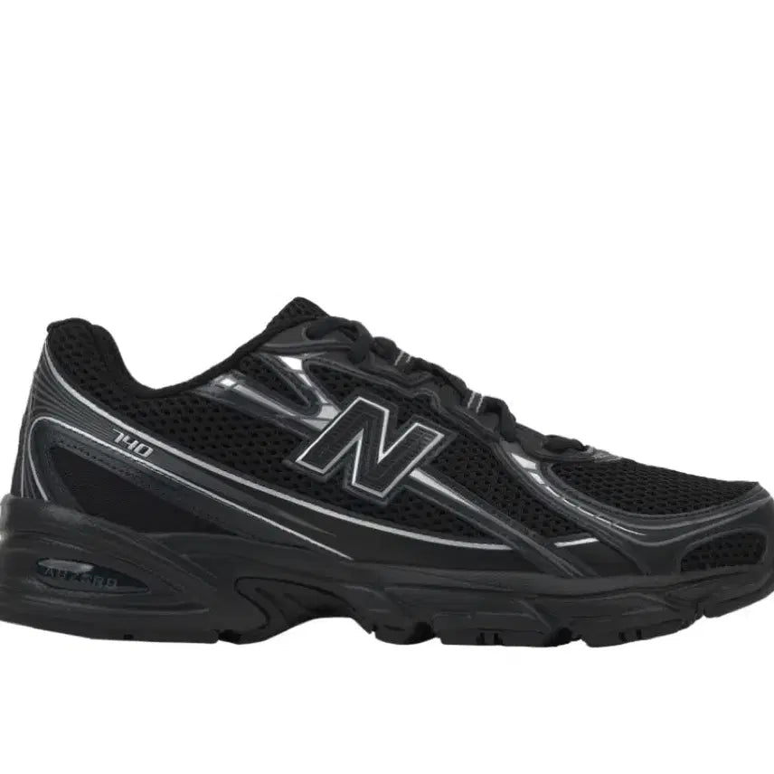 [BUNJANG] New Balance 740v2 Black Silver Metallic Sneakers / 뉴발란스 740 블랙 실버 메탈릭