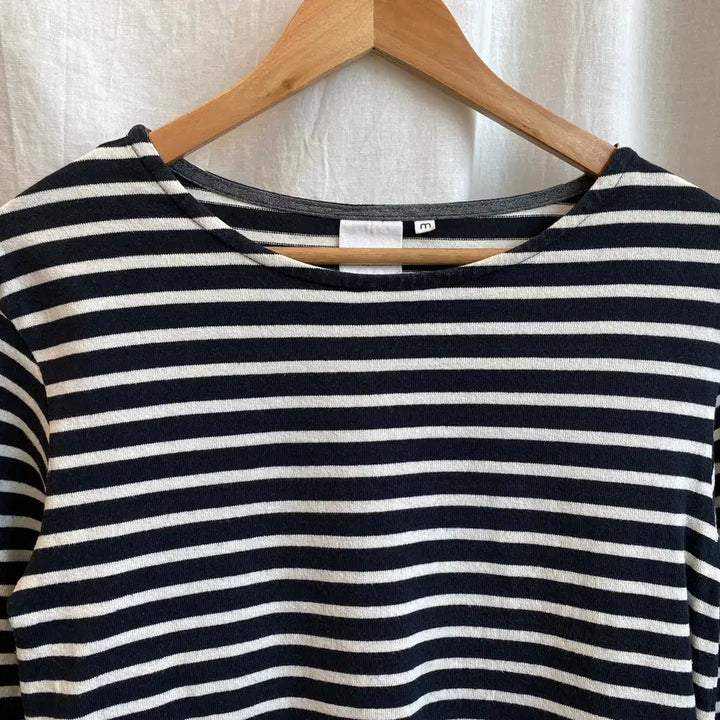 [BUNJANG] Nanoca Striped Short-Sleeve T-Shirt (M) / nanoca 스트라이프 반팔티셔츠(M)