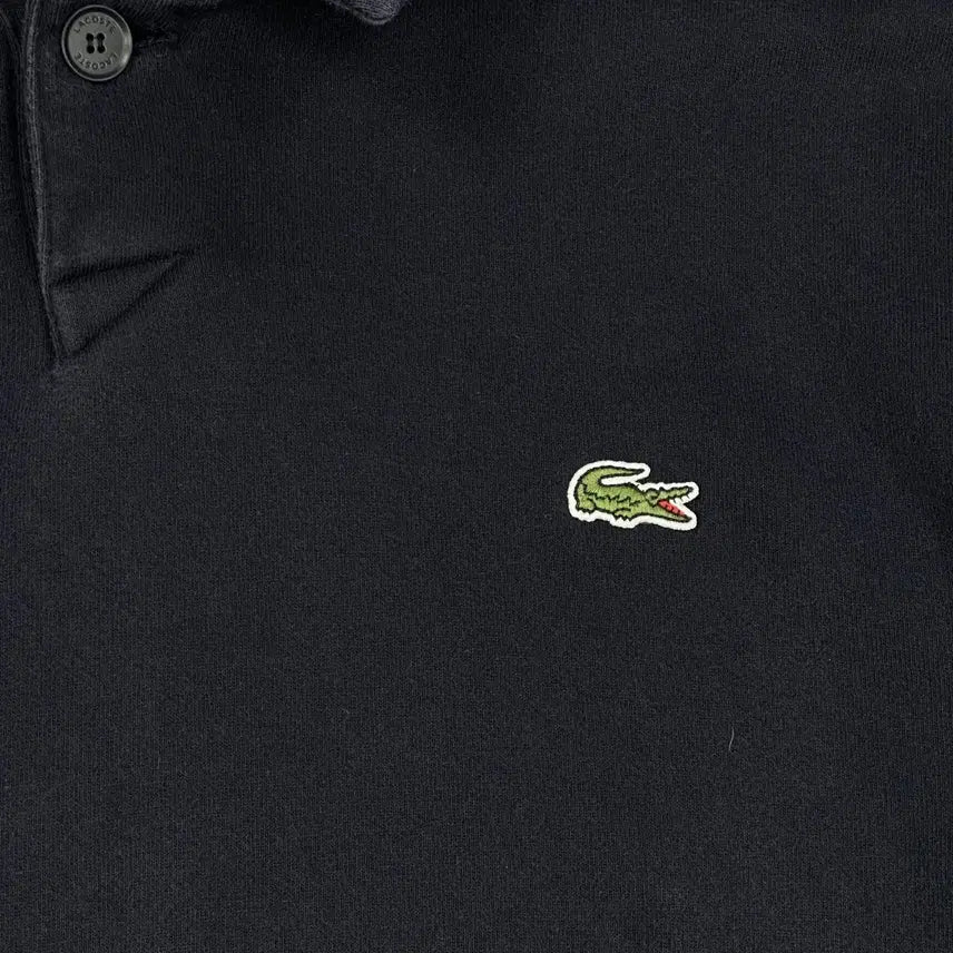 [BUNJANG] Lacoste Crocodile Collar Sweatshirt Navy XXL / 라코스테 크록 네이비 카라 맨투맨 (XXL)