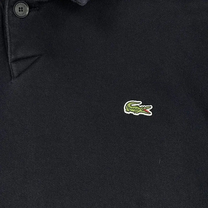 [BUNJANG] Lacoste Crocodile Collar Sweatshirt Navy XXL / 라코스테 크록 네이비 카라 맨투맨 (XXL)