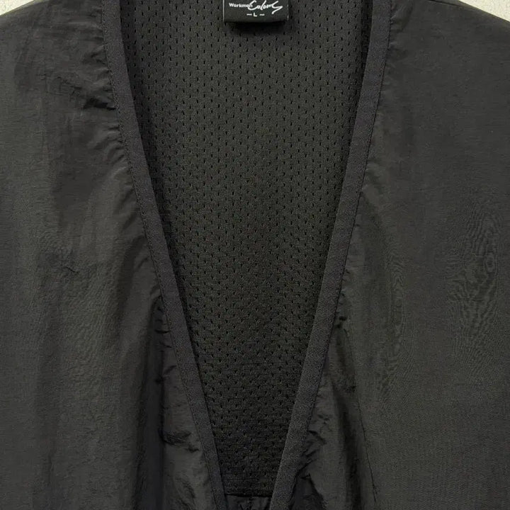 [SOLD OUT] Workman Colors (Japan) 나일론 와이드 노칼라 자켓 블랙