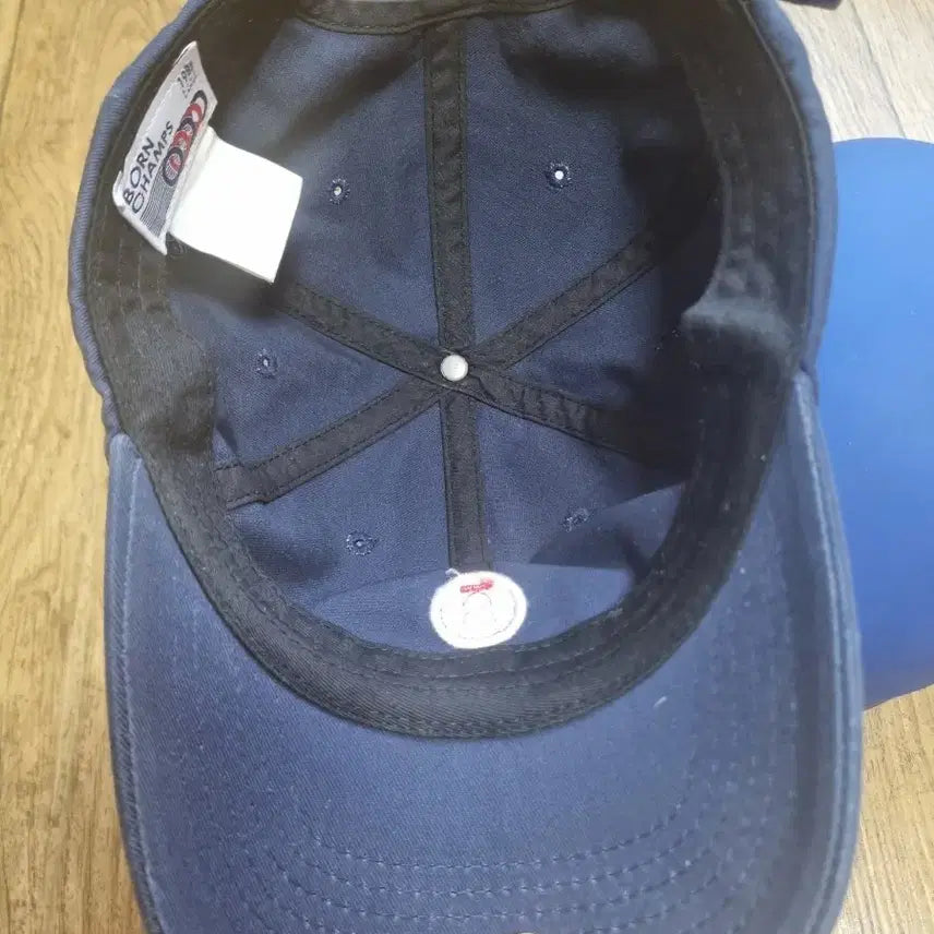 [BUNJANG] BORN CHAMPS 08 Logo Ball Cap Navy / 본챔스 08로고 볼캡 네이비
