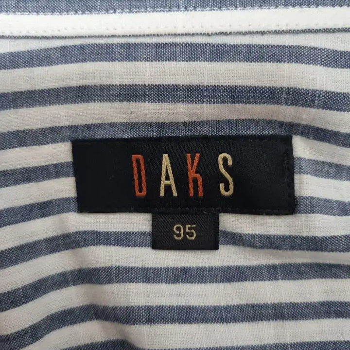 [BUNJANG] Daks Striped Short-Sleeve Shirt / 닥스 스트라이프 반팔 셔츠