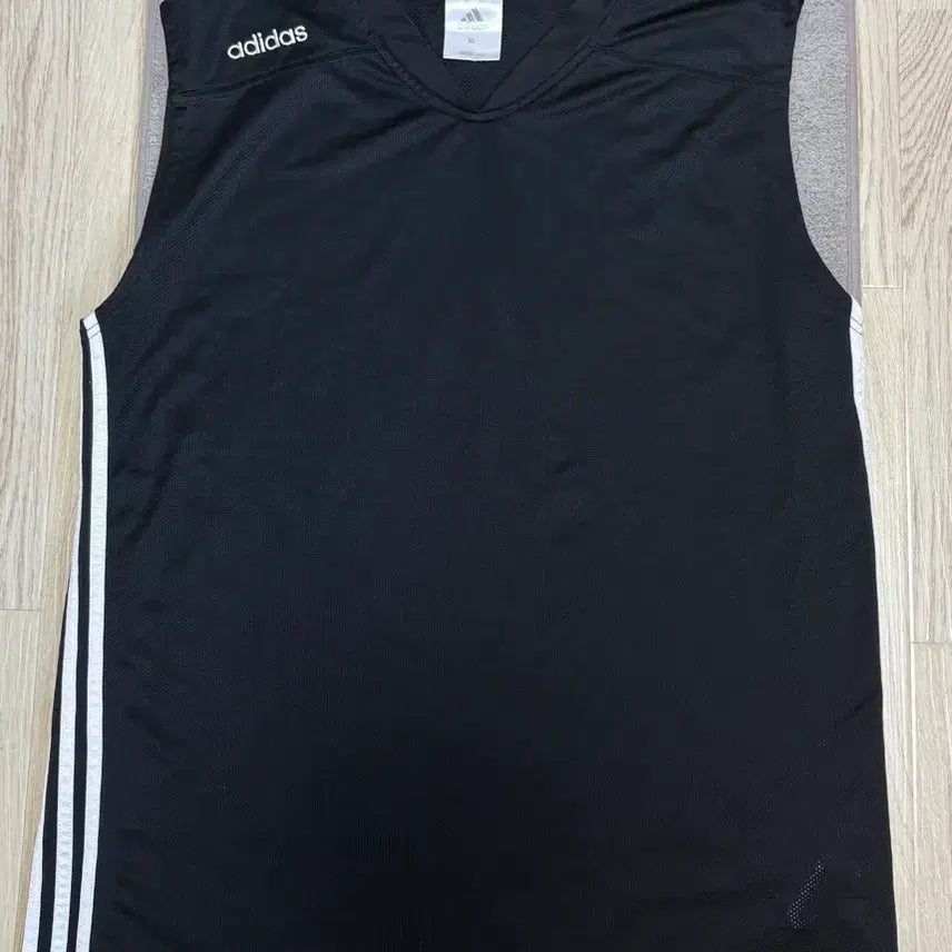 [BUNJANG] Adidas Three-Stripes Sleeveless Top Black XL / [S급] 아디다스 삼선 민소매 블랙 XL