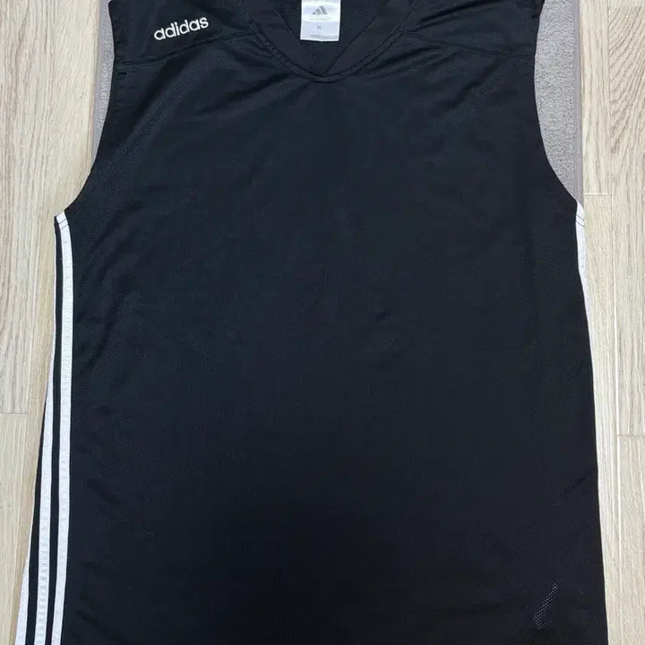 [BUNJANG] Adidas Three-Stripes Sleeveless Top Black XL / [S급] 아디다스 삼선 민소매 블랙 XL