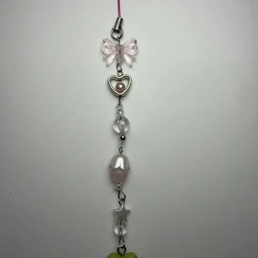 [BUNJANG] Peach Bead Keychain / 복숭아 비즈키링