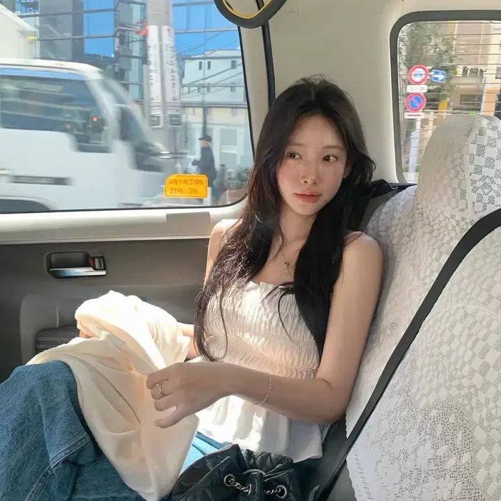 [SOLD OUT] leeds 더위시리즈 바네사 스모크 프릴탑