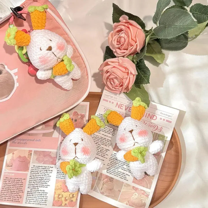 [BUNJANG] Carrot and Rabbit Keyring / 당근이키링