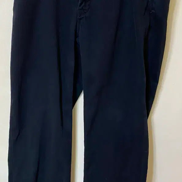 [BUNJANG] Polo Black Cotton Pants / 폴로 블랙 면바지