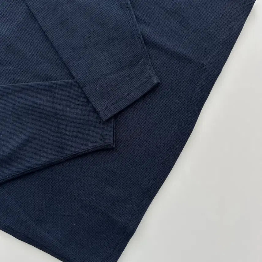 [BUNJANG] Tommy Hilfiger Waffle Henley Long Sleeve XL Navy / 타미힐피거 와플 헨리넥 롱슬리브