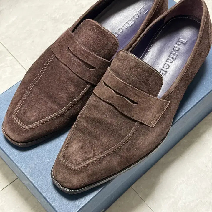 [BUNJANG] Lapiart Handmade Loafers Brown 265 / 라피아르 수제화 로퍼 브라운 265
