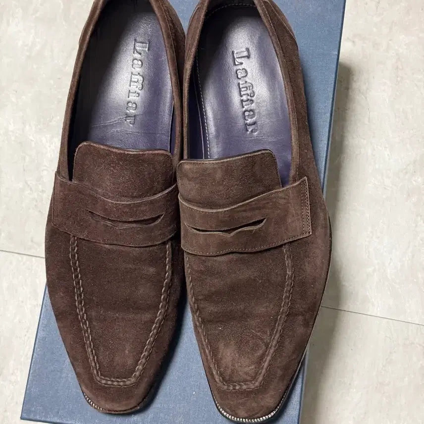 [BUNJANG] Lapiart Handmade Loafers Brown 265 / 라피아르 수제화 로퍼 브라운 265