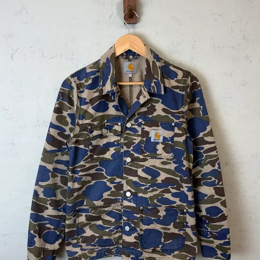 [BUNJANG] Carhartt WIP Camo Chore Jacket / [S] 칼하트윕 카모 초어 자켓