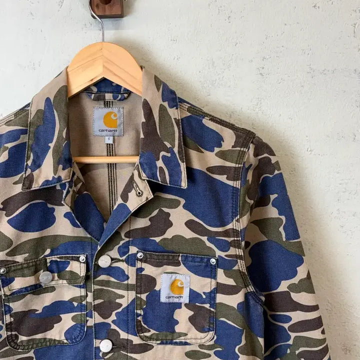 [BUNJANG] Carhartt WIP Camo Chore Jacket / [S] 칼하트윕 카모 초어 자켓