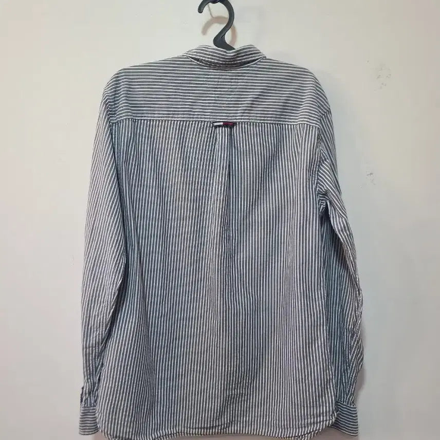 [BUNJANG] Tommy Hilfiger Striped Long-Sleeve Shirt / 타미힐피거 스트라이프 긴팔 셔츠