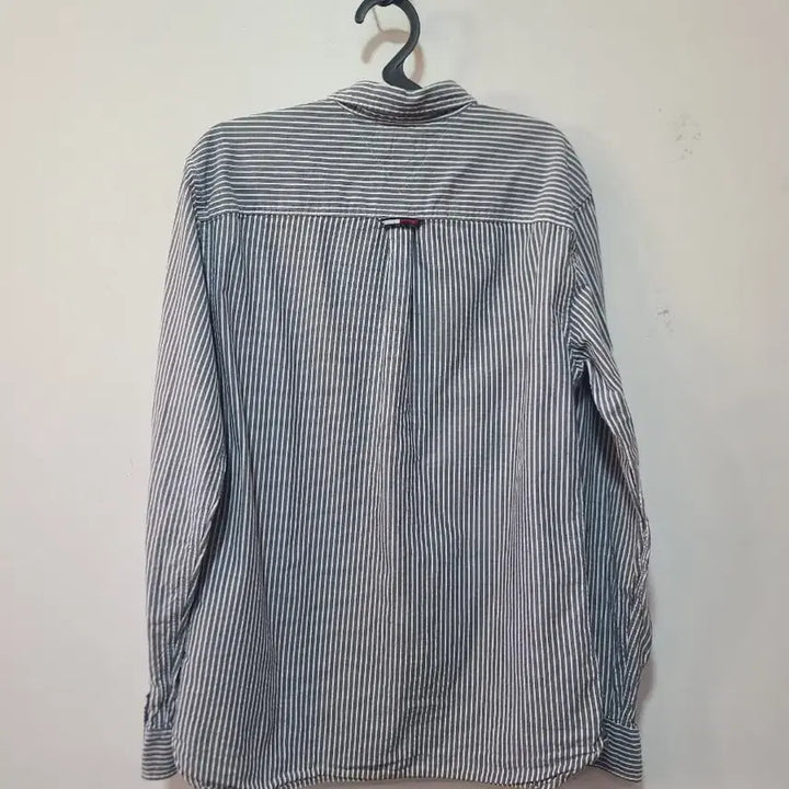 [BUNJANG] Tommy Hilfiger Striped Long-Sleeve Shirt / 타미힐피거 스트라이프 긴팔 셔츠