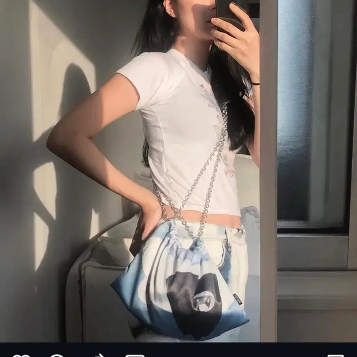 [BUNJANG] DYDO Shop Chain Mini Bag / 디와이도샵 체인 미니백