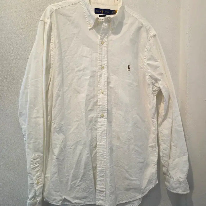 [BUNJANG] Polo Ralph Lauren White Oxford Shirt / 폴로 랄프로렌 화이트 옥스포드 셔츠