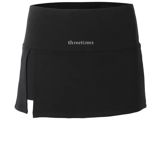 [BUNJANG] threetimes Athletic Slit Skirt Black M / 쓰리타임즈 threetimes 애슬레틱 슬릿 스커트 블랙 M