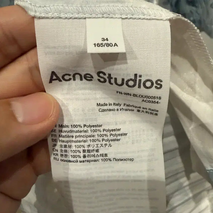 [BUNJANG] Acne Studios Silk Floral Shirt / 아크내 실크 셔츠