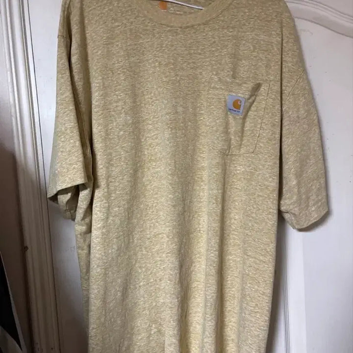 [BUNJANG] Carhartt Beige Pocket T-Shirt XL / 칼하트 포켓 반팔 티셔츠 베이지