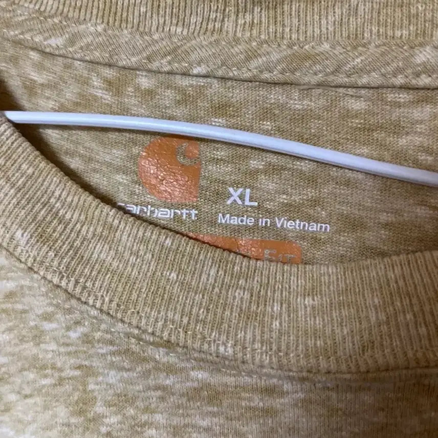 [BUNJANG] Carhartt Beige Pocket T-Shirt XL / 칼하트 포켓 반팔 티셔츠 베이지