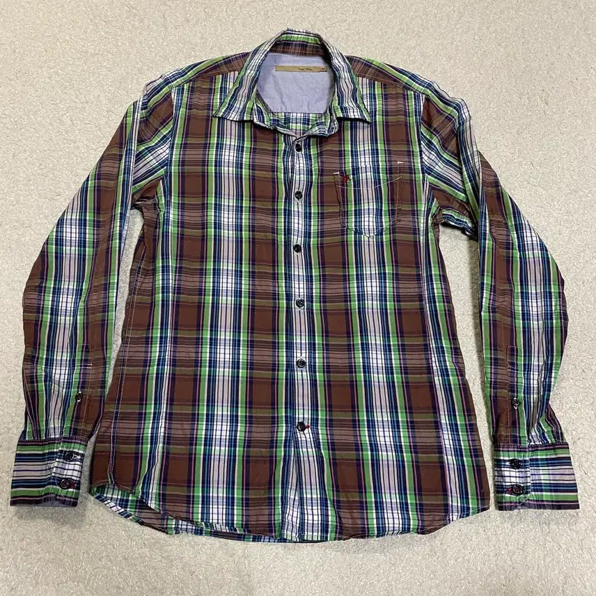[BUNJANG] Checkered Series Shirt Size 95 / 시리즈 셔츠 체크 95
