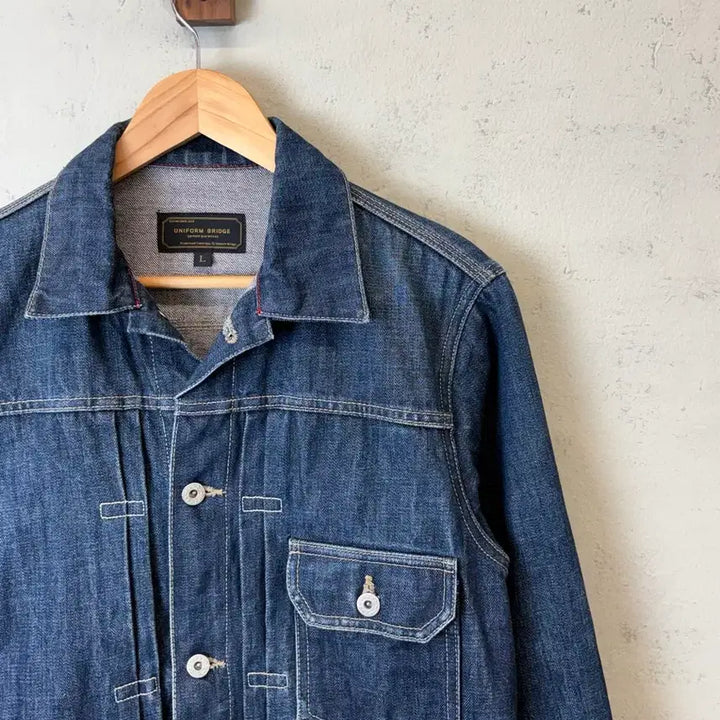 [BUNJANG] Uniform Bridge 1st Generation Vintage Denim Jacket / [L] 유니폼브릿지 1세대 빈티지 데님 자켓
