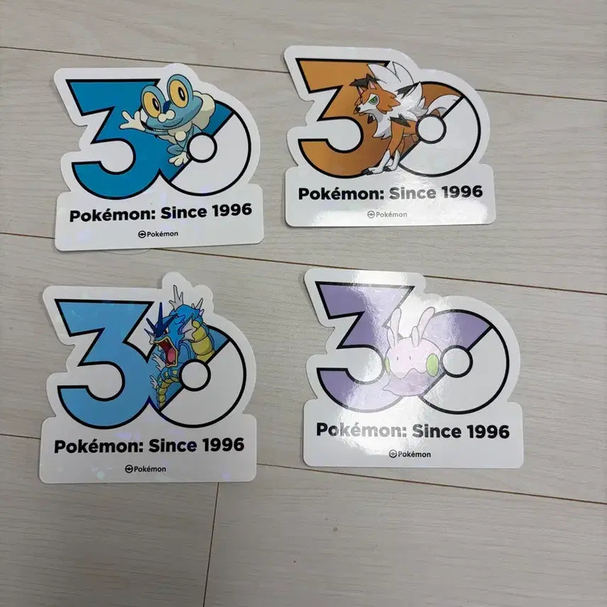[BUNJANG] Pokemon 30th Anniversary Stickers / 포켓몬 30주년 스티커 각 만오천원